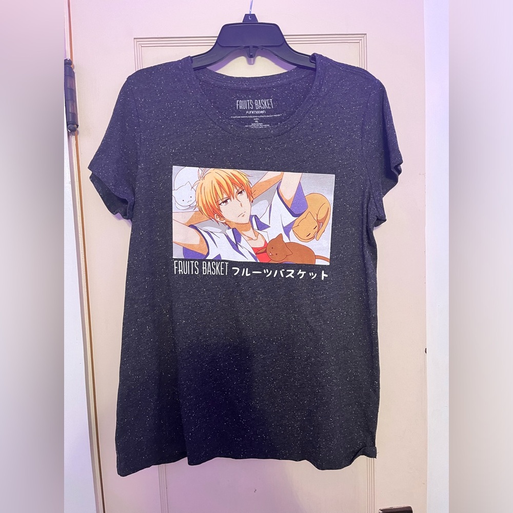 Large Fruits Basket anime shirt. Never worn but took tags off. From hot topic.